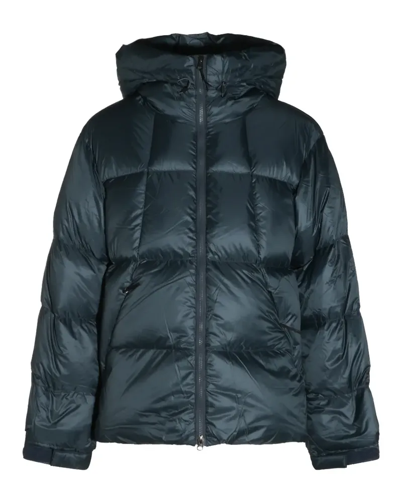 Goldwin Crystallite hooded quilted coat - Blau Blau
