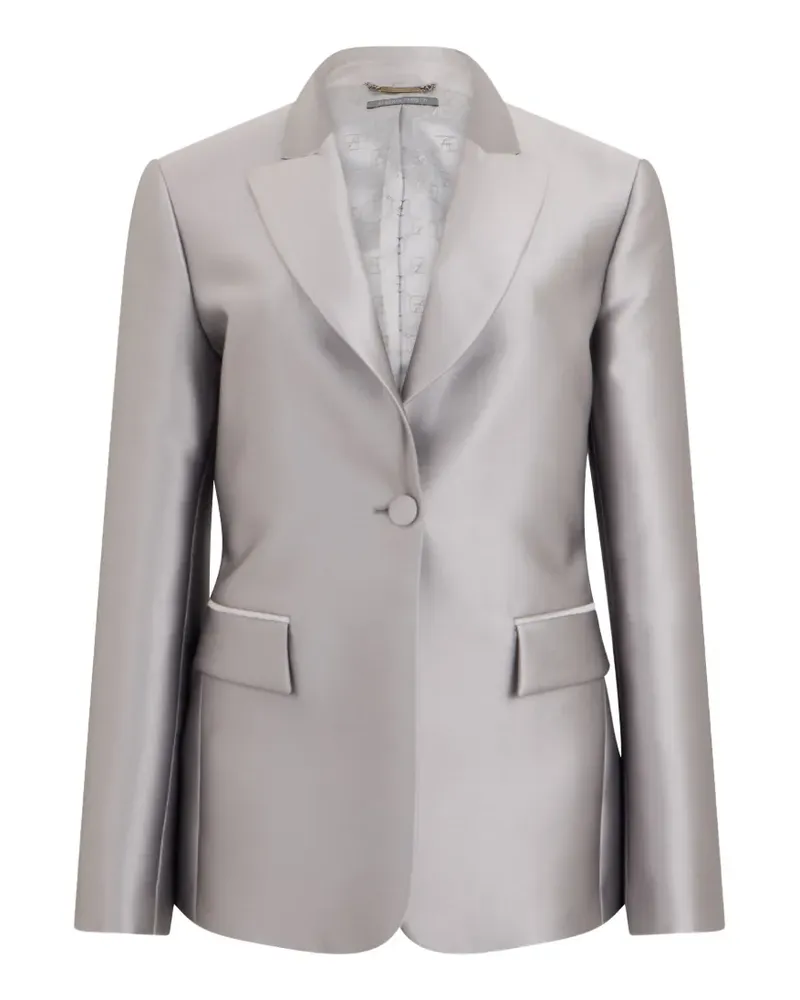 Alberta Ferretti Einreihiges Sakko - Silber Silber