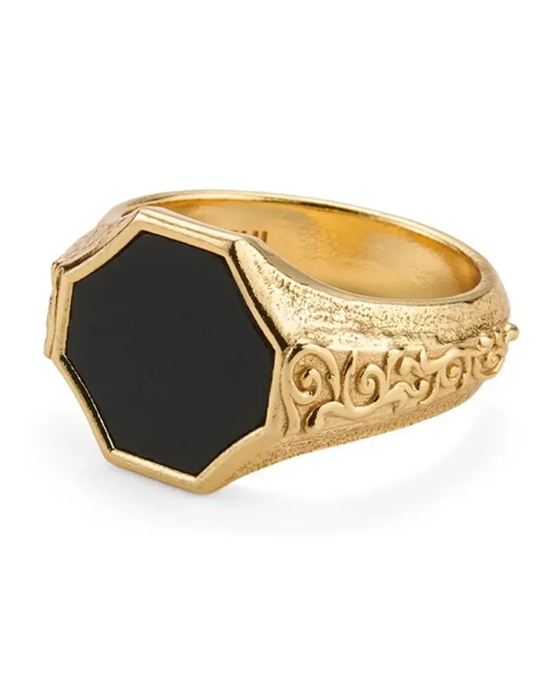 Emanuele Bicocchi Gebürsteter Ring - Gold Gold