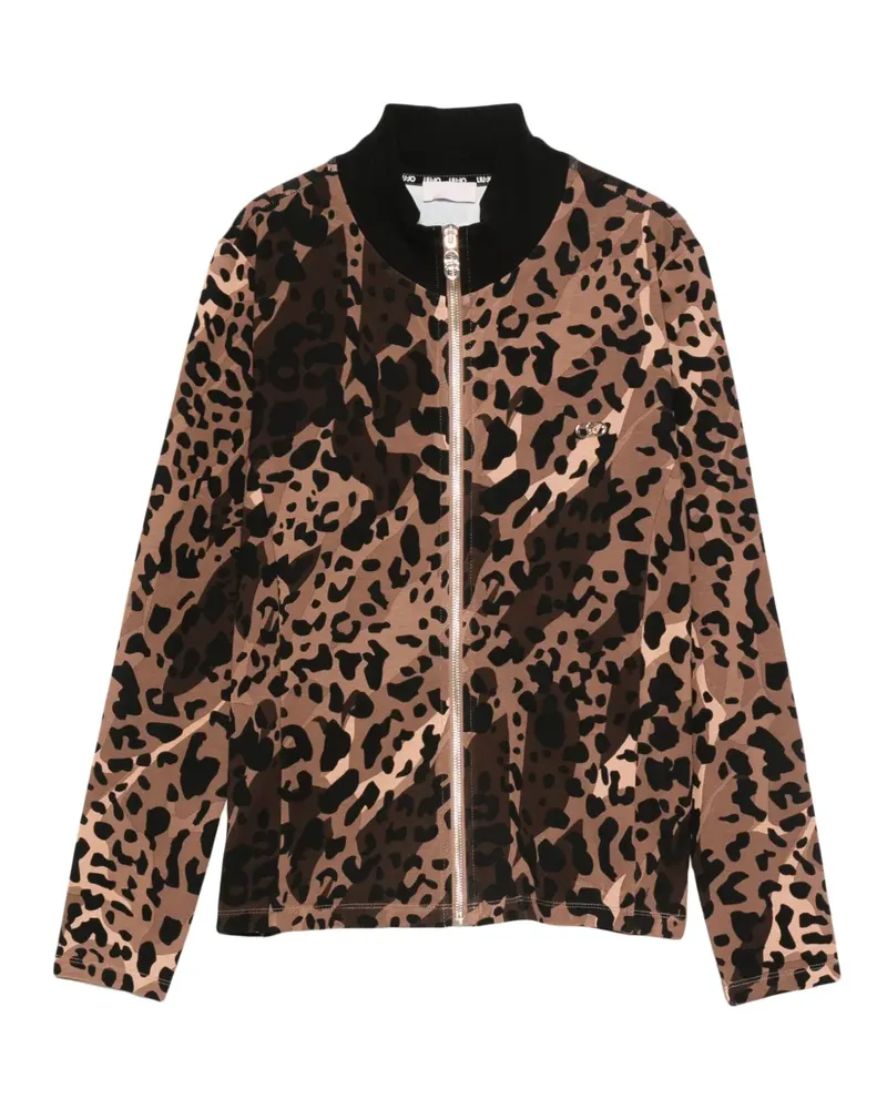 Liu Jo Pullover mit Leoparden-Print - Braun Braun