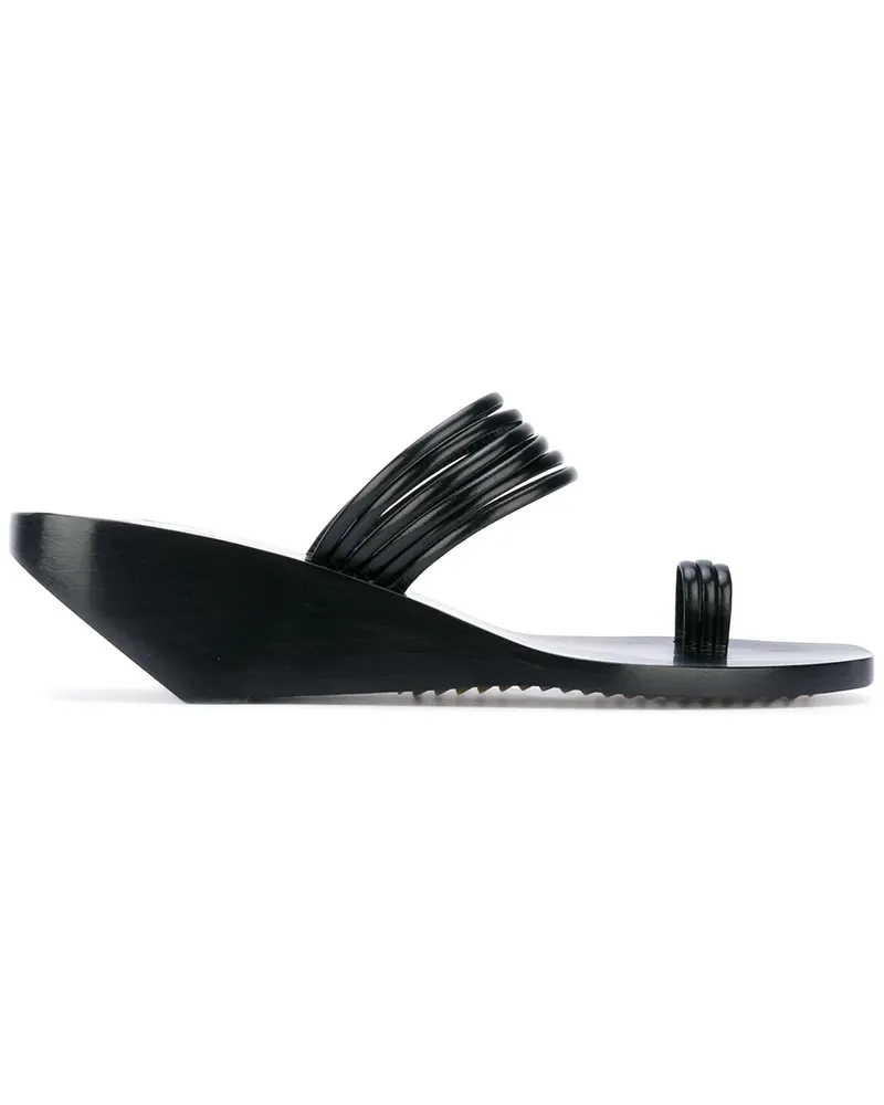 Rick Owens Sandalen mit geomterischem Muster - Schwarz Schwarz