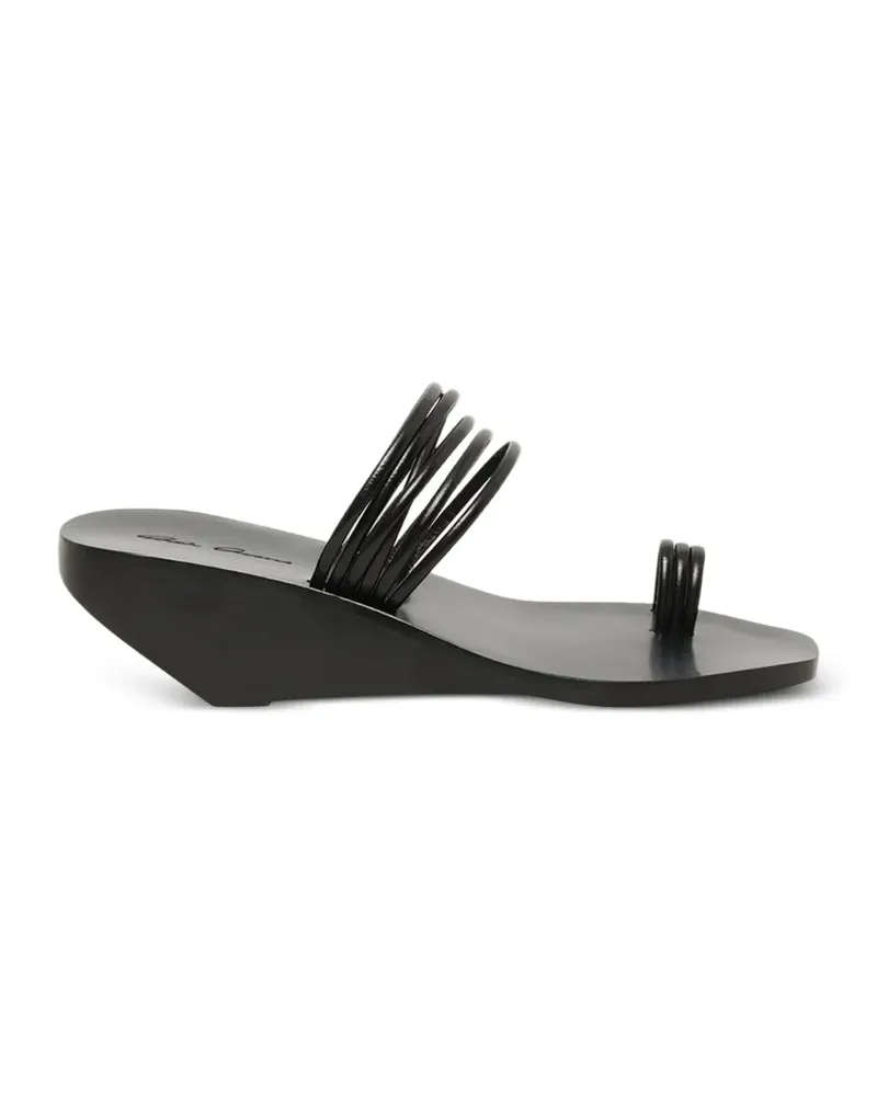 Rick Owens Sandalen mit geomterischem Muster - Schwarz Schwarz