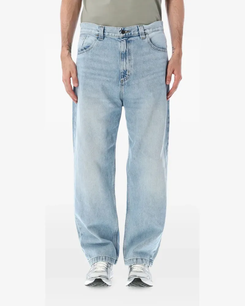 Carhartt WIP Brandon logo-patch loose-fit jeans - Blau Blau