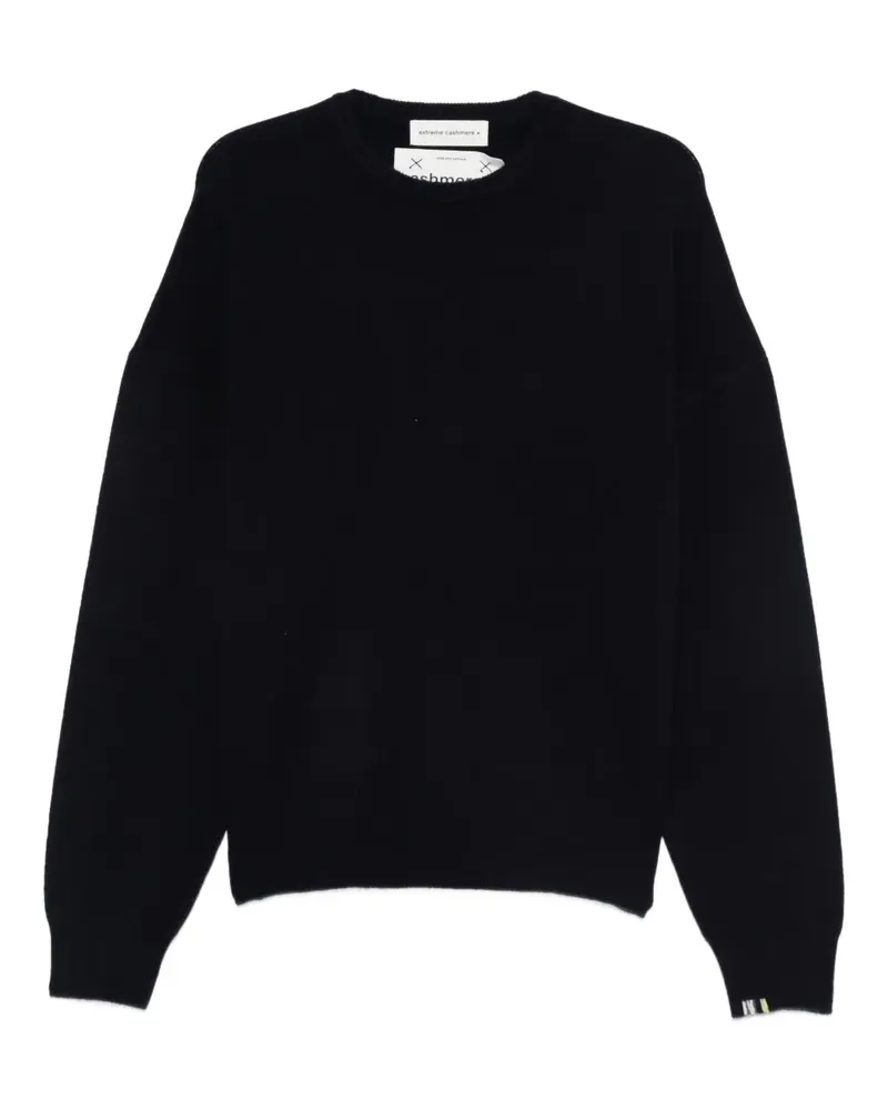 extreme cashmere Pullover mit rundem Ausschnitt - Blau Blau