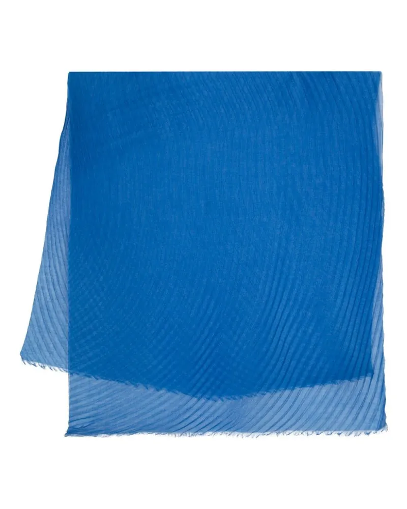 Issey Miyake Feather Schal - Blau Blau