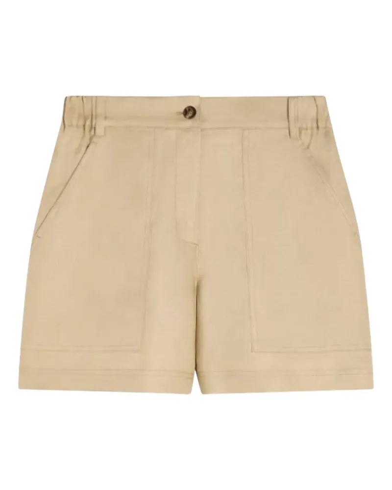 Max Mara button pocket shorts - Nude Nude
