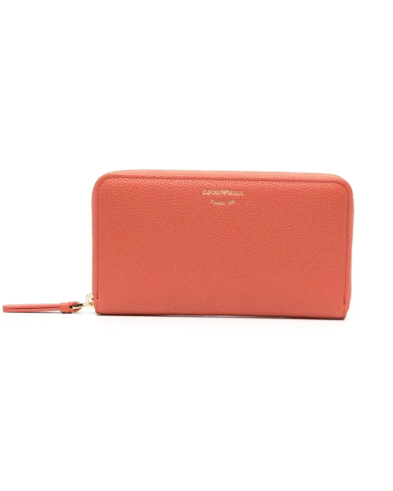 Emporio Armani Portemonnaie mit Reißverschluss - Orange Orange