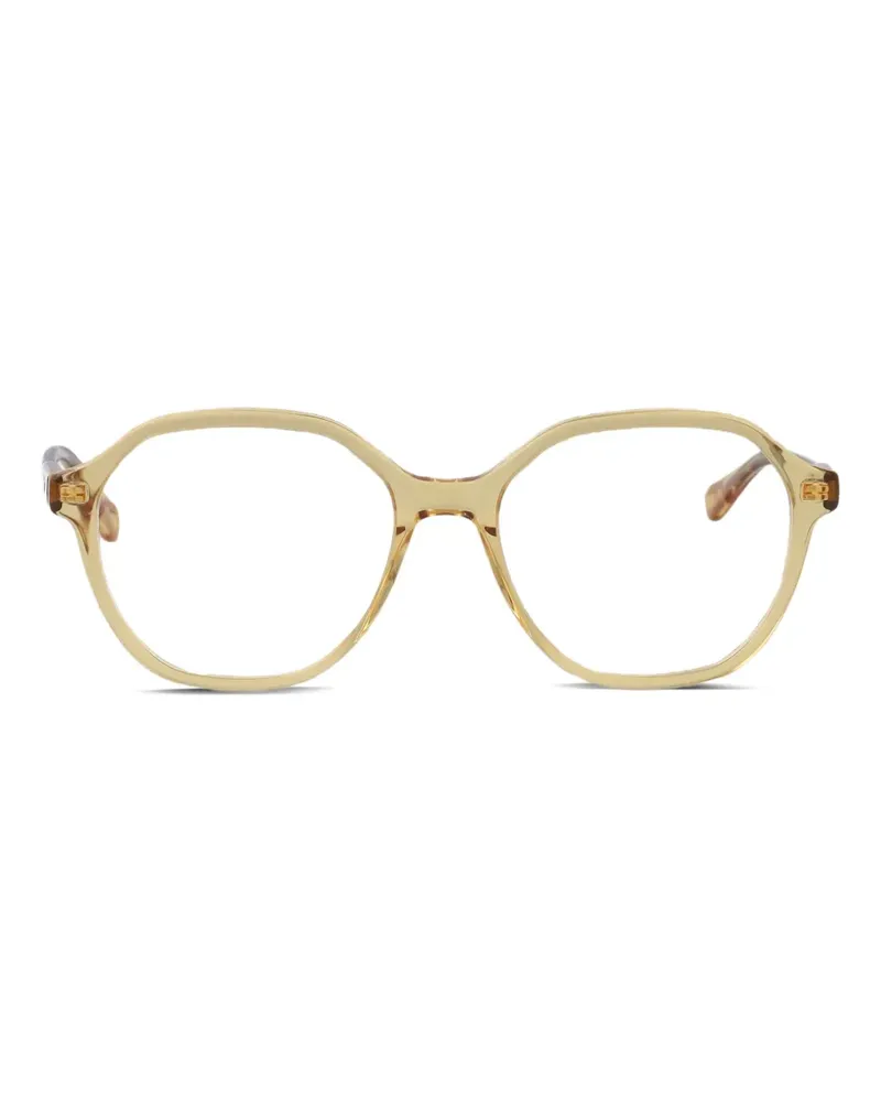 Chloé Brille mit eckigem Gestell - Nude Nude