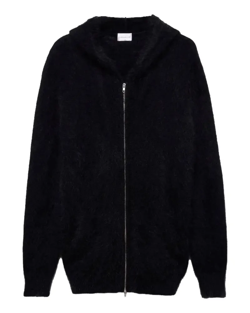 7 for all mankind Fuzzy Kapuzenjacke - Schwarz Schwarz