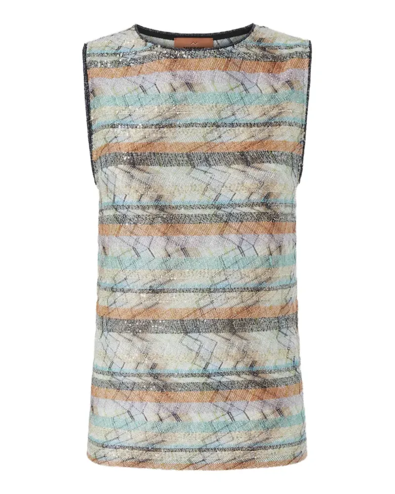 Missoni striped top - Nude Nude