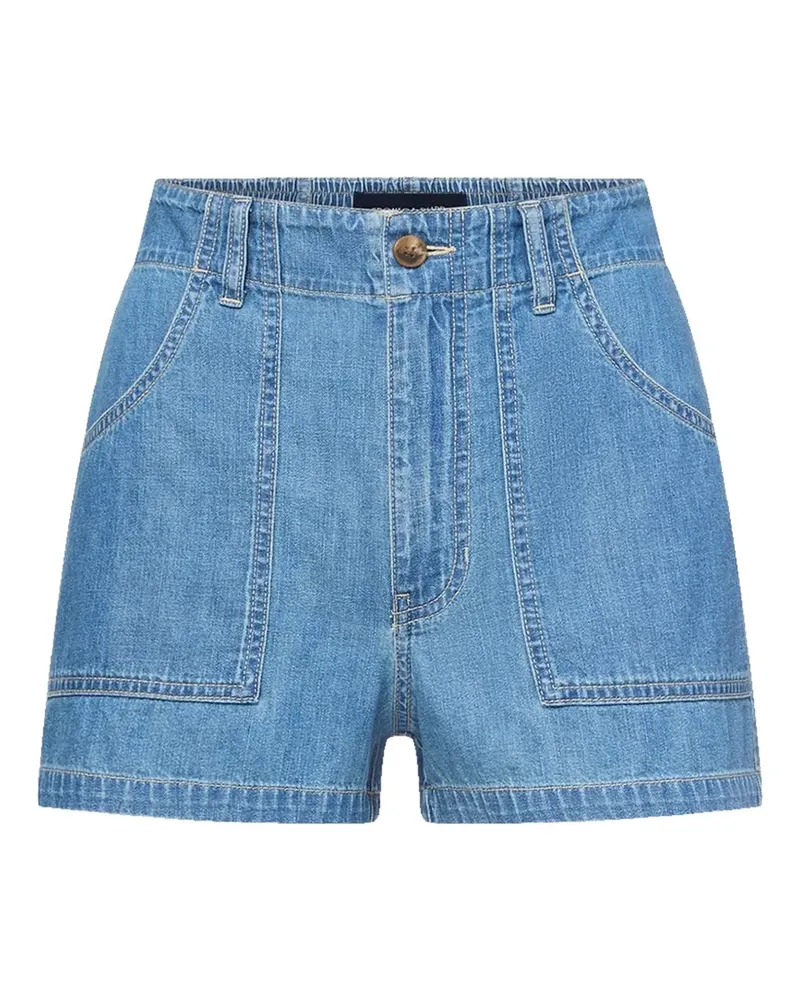 Veronica Beard Sally Shorts mit elastischem Rücken - Blau Blau