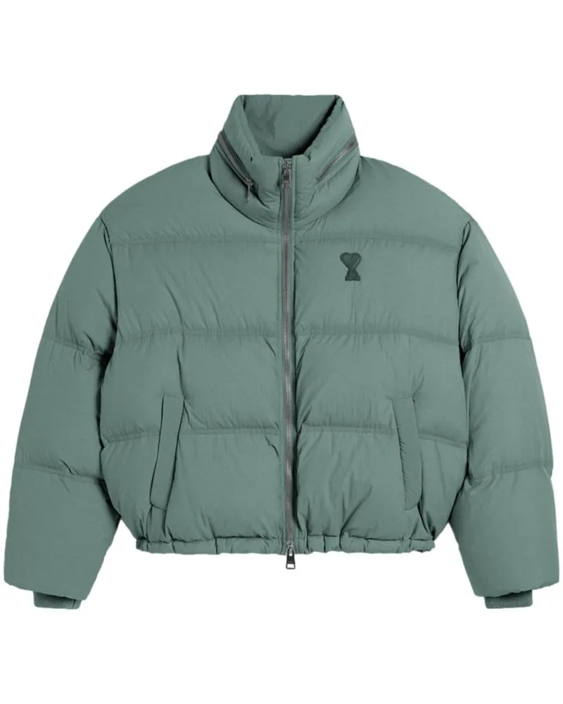 AMI Paris Ami de Coeur Daunenjacke - Grün Grün