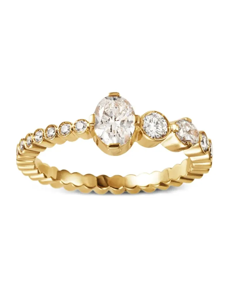 Sophie Bille Brahe 18kt Ensemble de Sky Gelbgoldring mit Diamant Gold