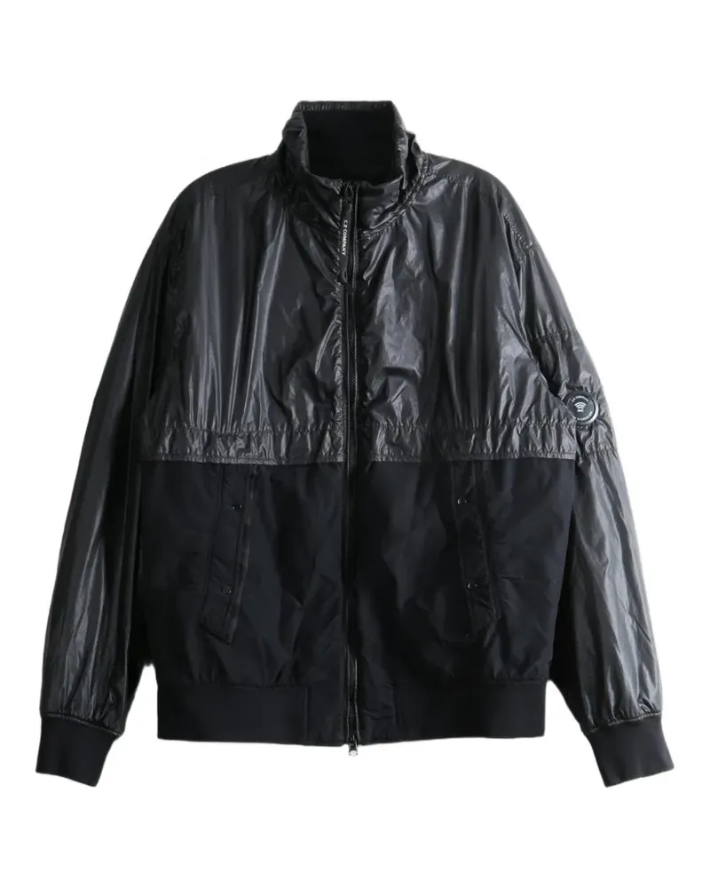 C.P. Company Jacke mit Linsen-Detail - Schwarz Schwarz