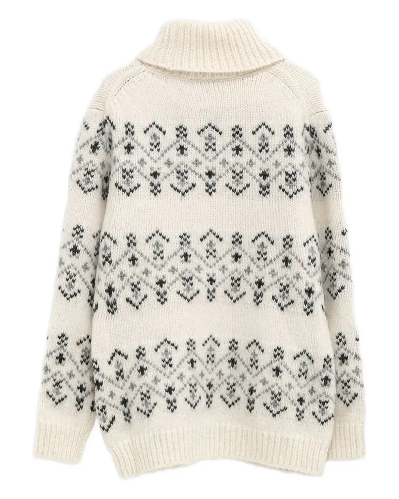 Moncler Gemusterter Pullover - Nude Nude