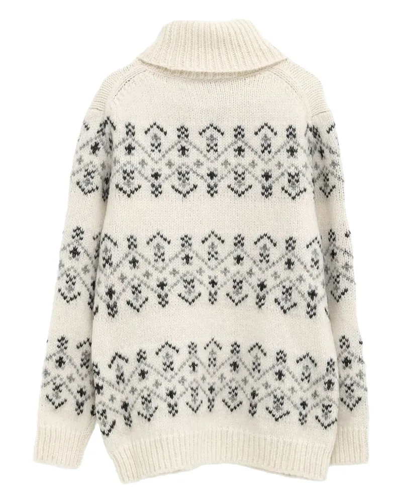 Moncler patterned sweater - Nude Nude