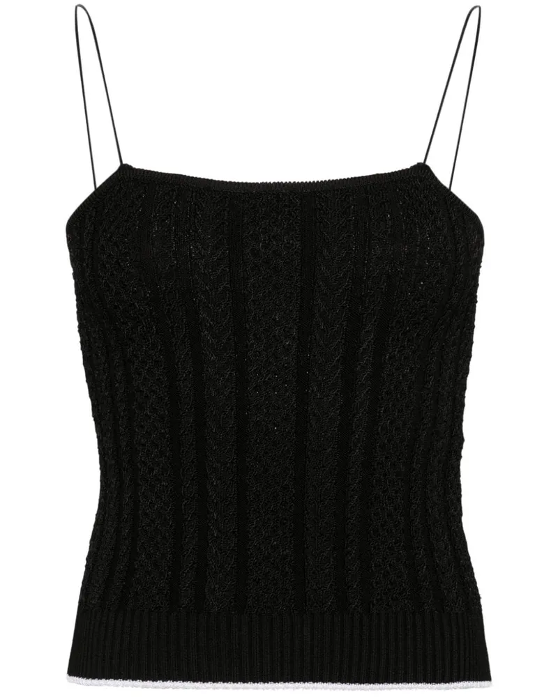 Jacquemus Le Haut Bella Top - Schwarz Schwarz