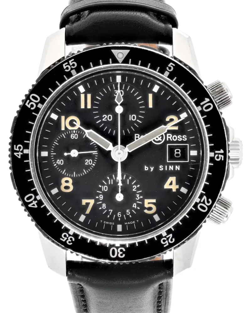 Bell & Ross x Sinn Chronograph 41mm - Schwarz Schwarz