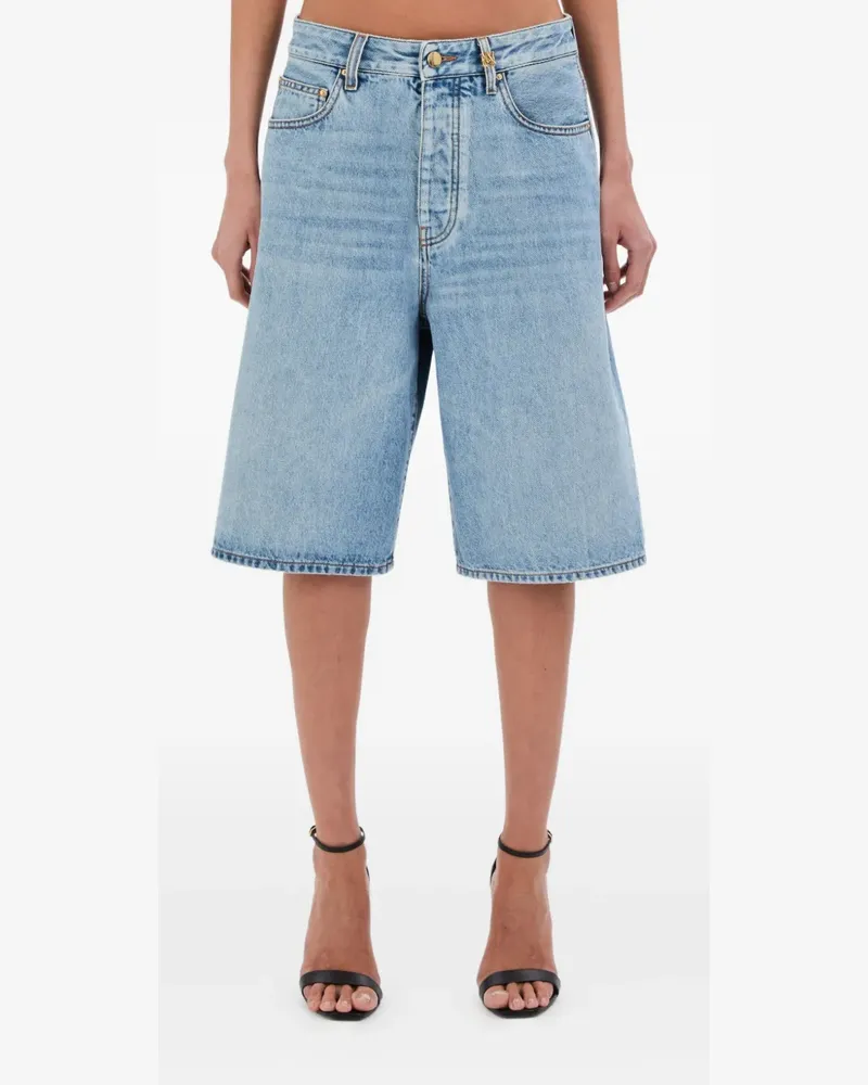 Amiri knee-length denim shorts - Blau Blau