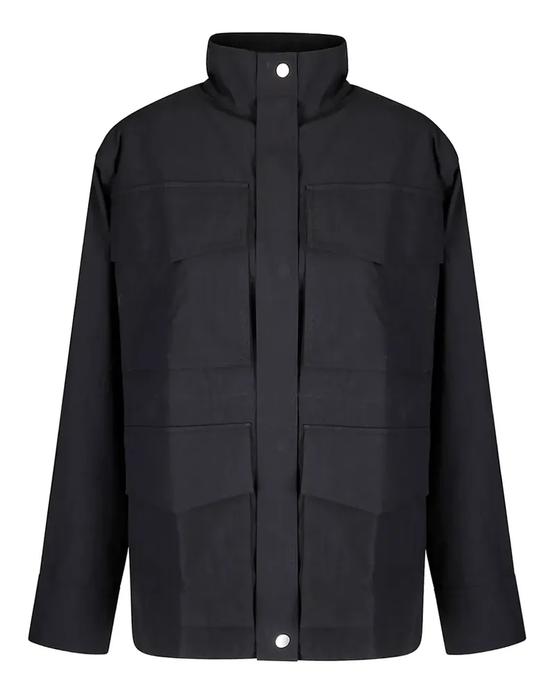 Studio Nicholson Jacke mit Klappentasche - Schwarz Schwarz