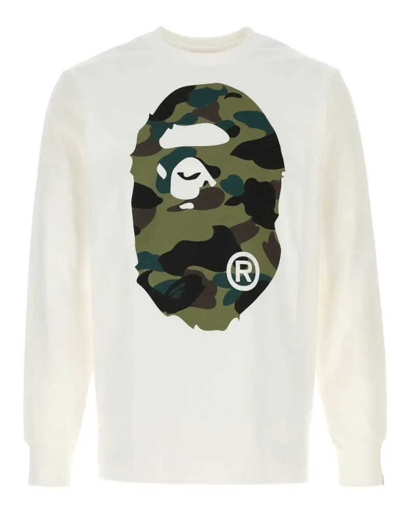 BAPE 1st Camo ape-head T-shirt - Weiß Weiß