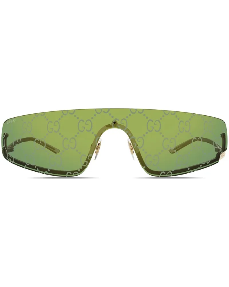 Gucci Sonnenbrille mit Maskenform - Nude Nude