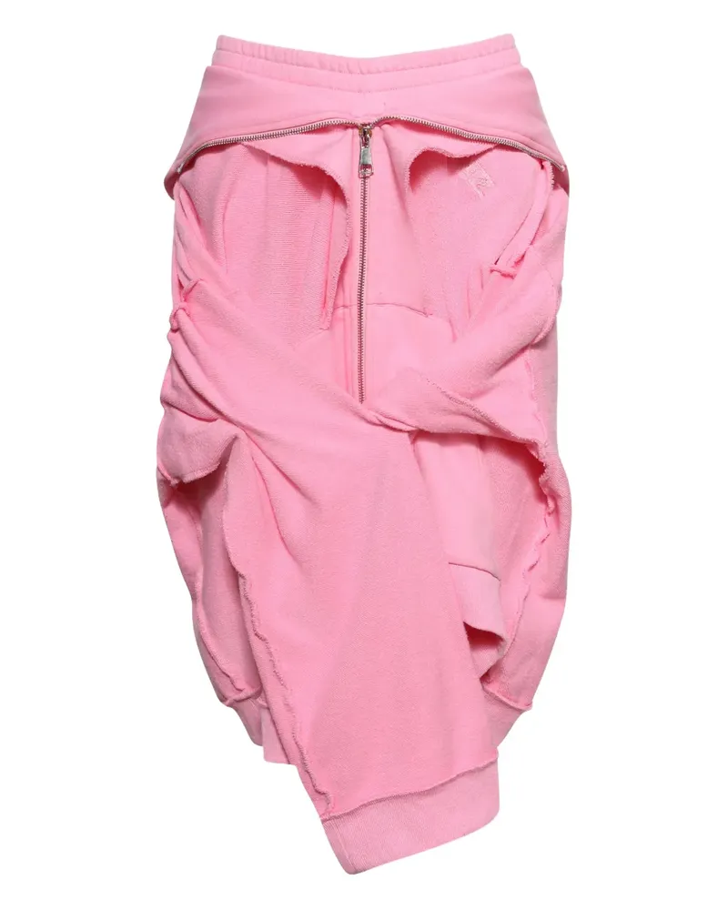 Natasha Zinko hoodie midi-skirt - Rosa Rosa