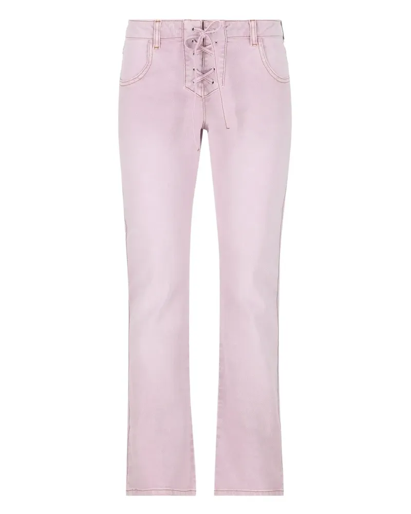 Isabel Marant Jeans mit Schnürung - Rosa Rosa