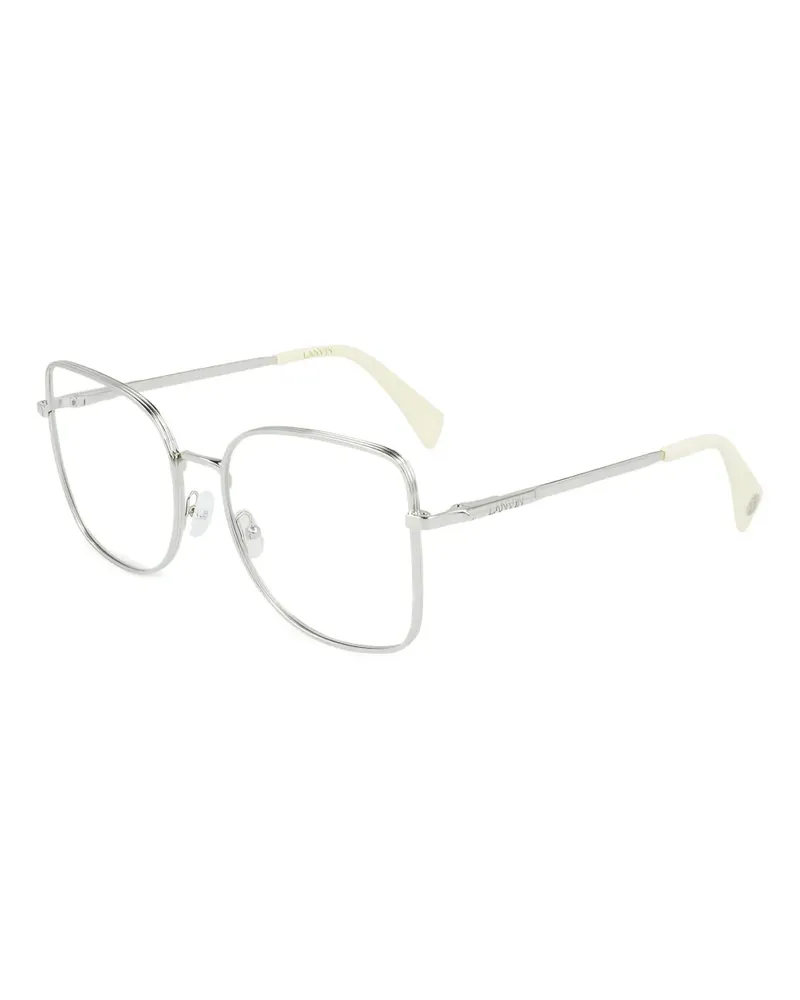 Lanvin Brille mit geometrischem Gestell - Grau Grau
