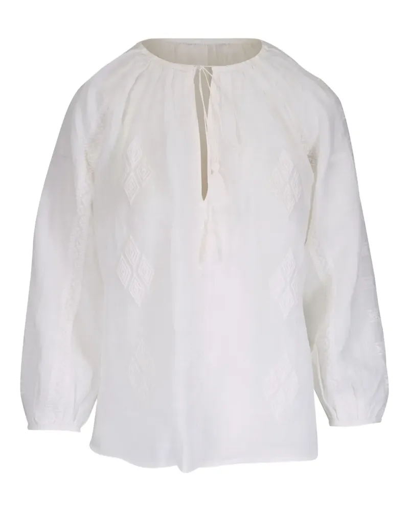 Nili Lotan Cristo Bluse - Weiß Weiß