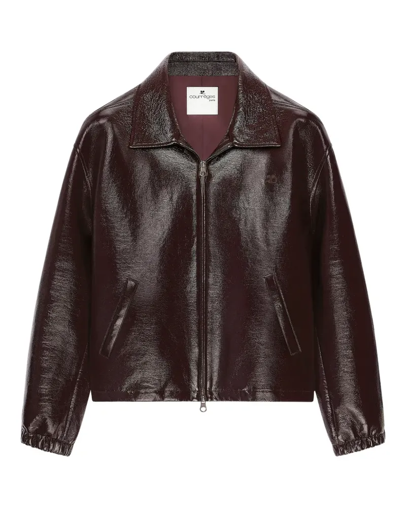Courrèges Jacke mit Reißverschluss - Rot Rot