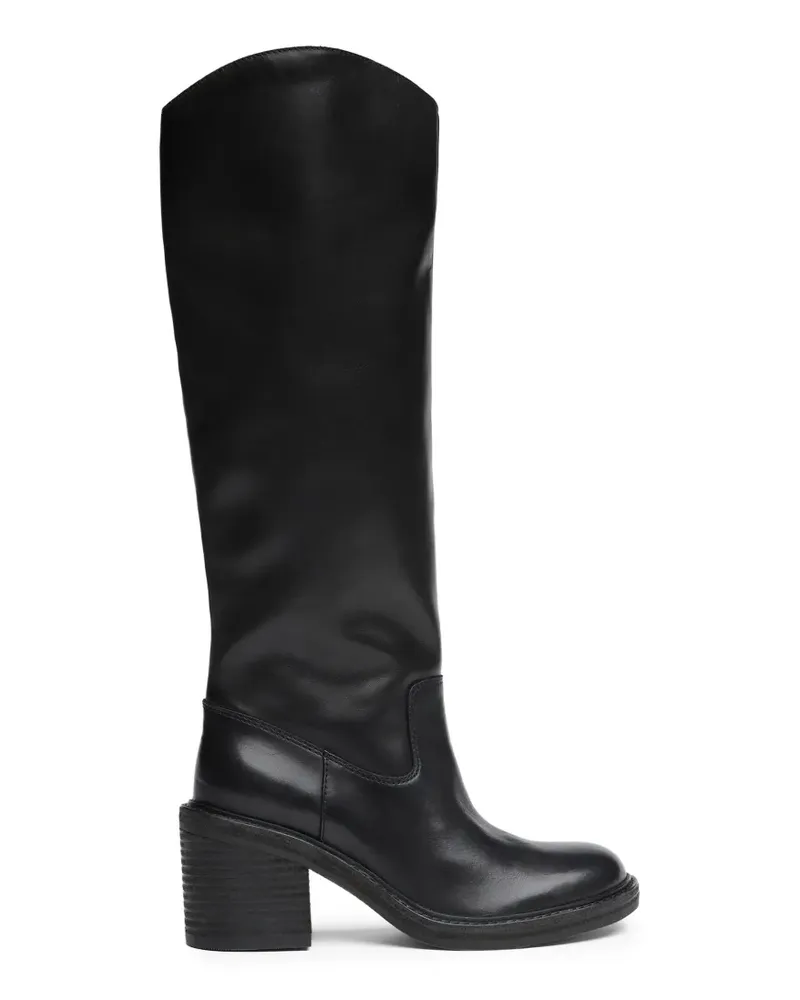 ash Kniehohe Iris Stiefel - Schwarz Schwarz