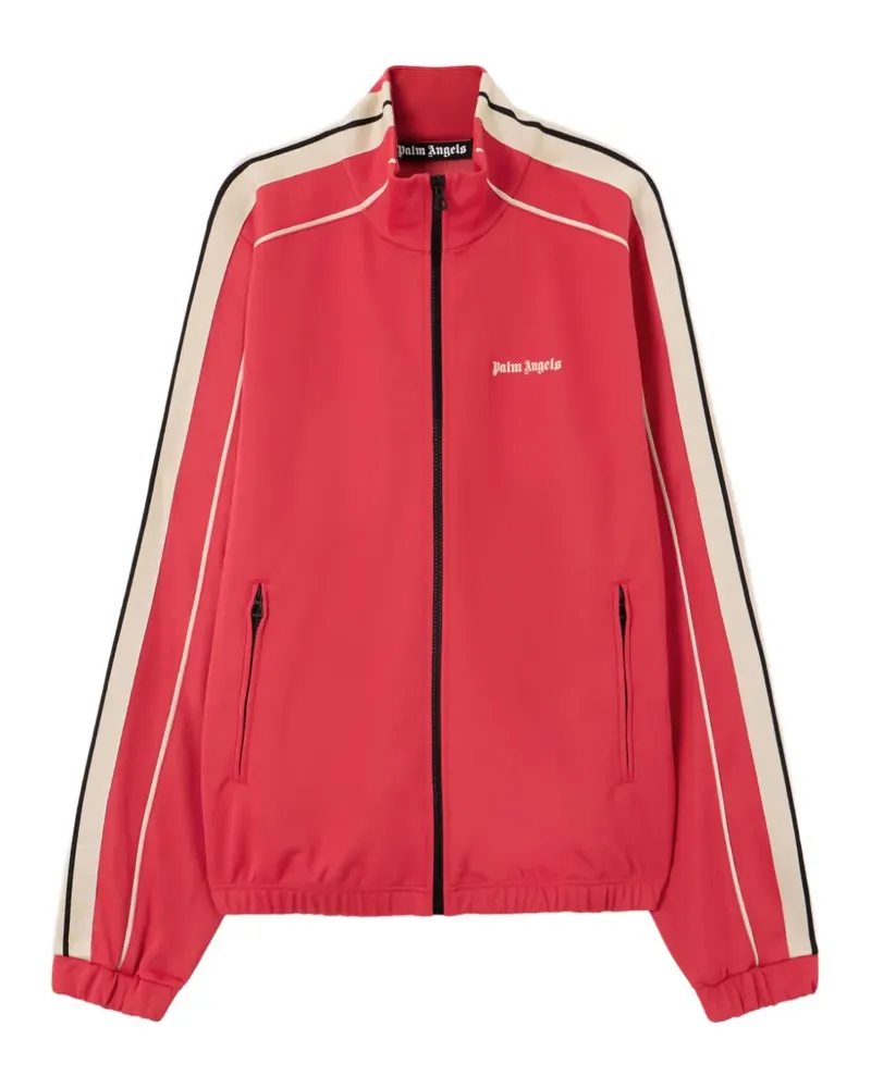 Palm Angels Sportjacke mit Logo-Print - Rot Rot