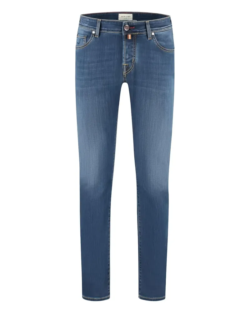 Jacob Cohën pocketed slim-fit jeans - Blau Blau
