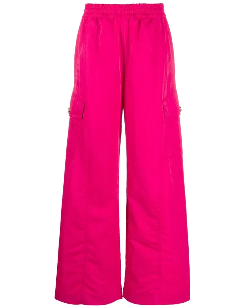 Pinko Cargohose mit weitem Bein - Rosa Rosa
