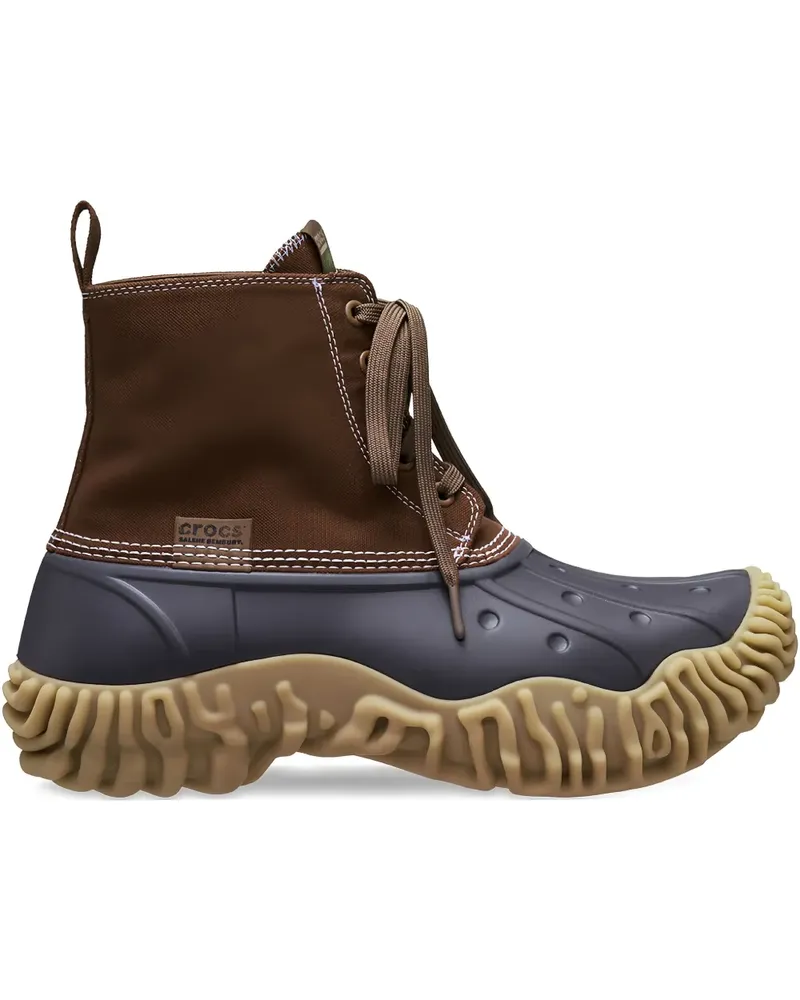 Crocs x Salehe Bembury Cypress lace-up boots - Braun Braun