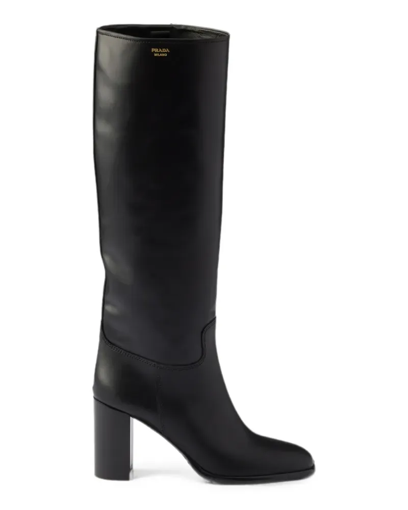 Prada leather boots - Schwarz Schwarz