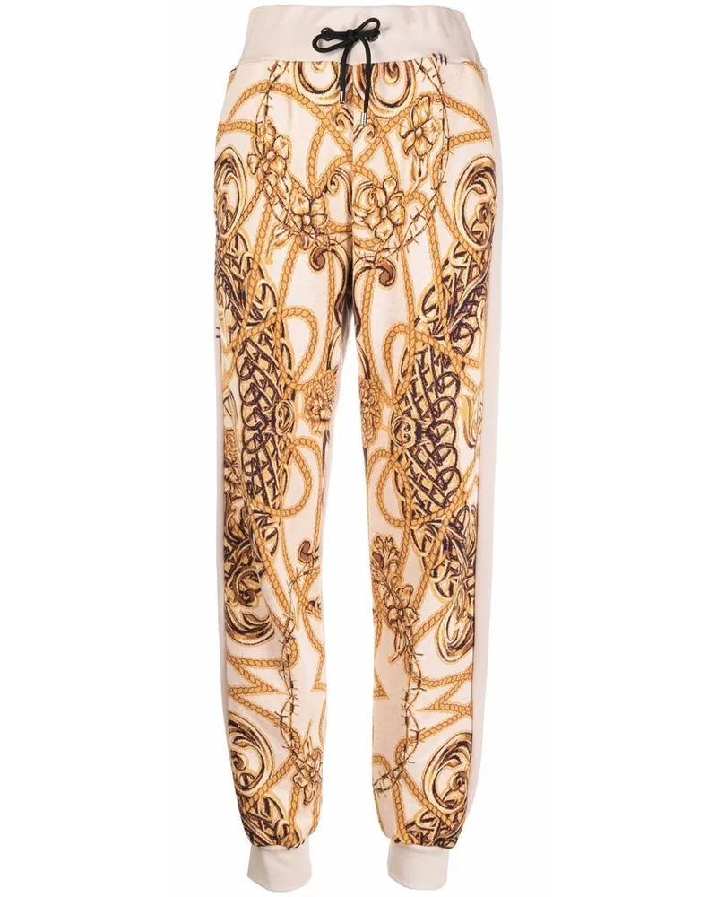 Philipp Plein Jogginghose aus Barock-Jacquard - Nude Nude