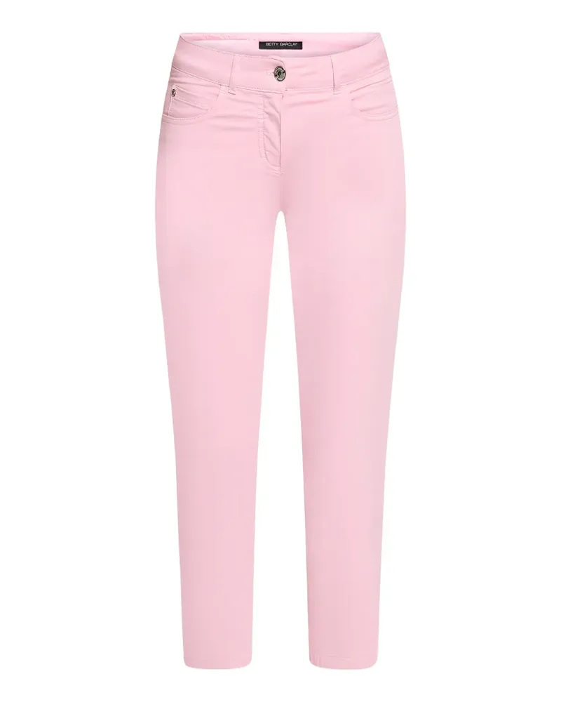Betty Barclay cropped slim-fit trousers - Rosa Rosa