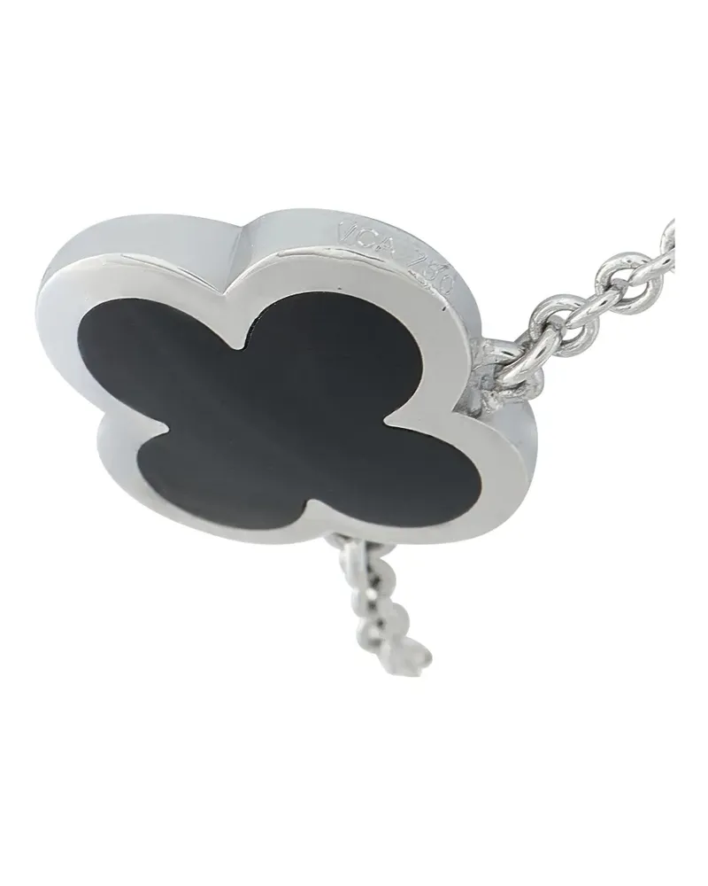 Van Cleef & Arpels 18K white gold Pure Alhambra necklace - Silber Silber