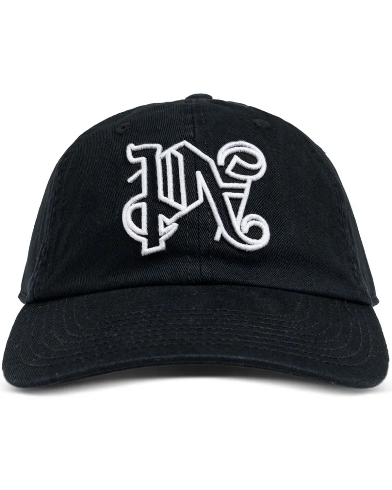 Palm Angels Baseballkappe mit Monogramm - Schwarz Schwarz