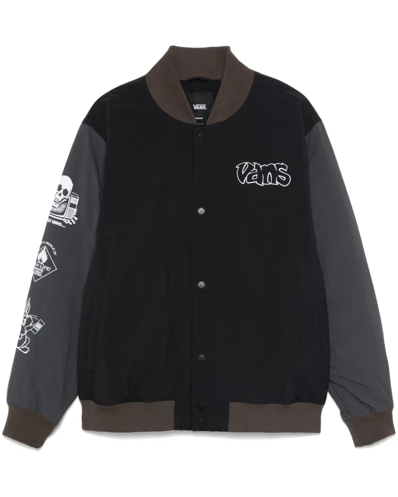 Vans Crazy Edge Bomberjacke - Schwarz Schwarz