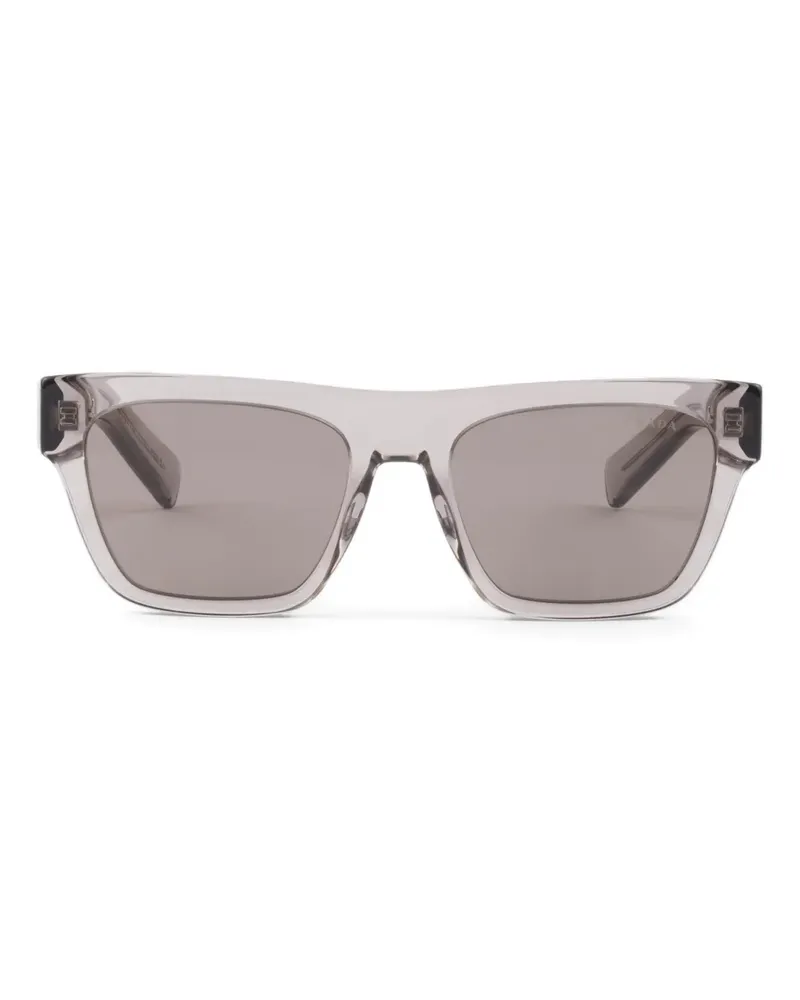 Prada Sonnenbrille mit eckigem Gestell - Grau Grau