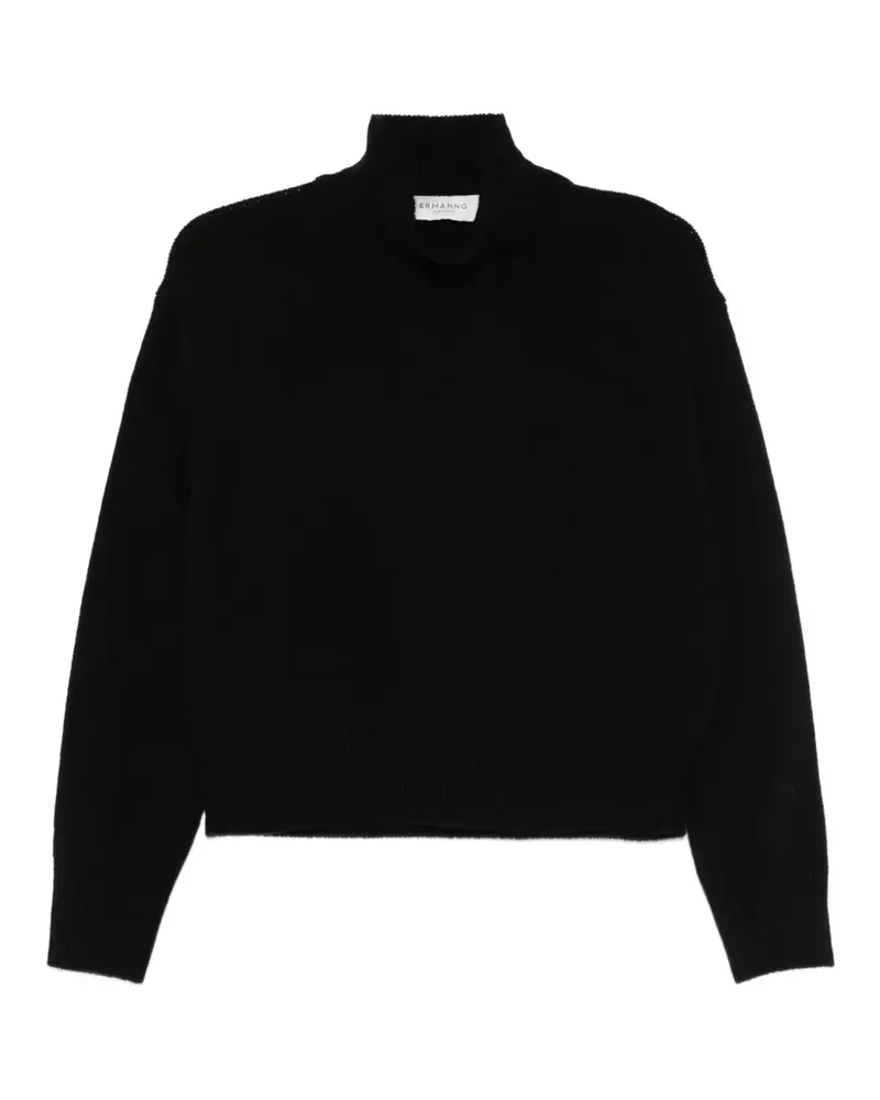 Ermanno Scervino Strickoberteil mit Rollkragen - Schwarz Schwarz