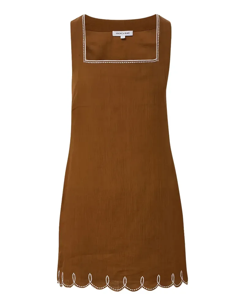 Veronica Beard Shanice Kleid aus Leinen - Braun Braun