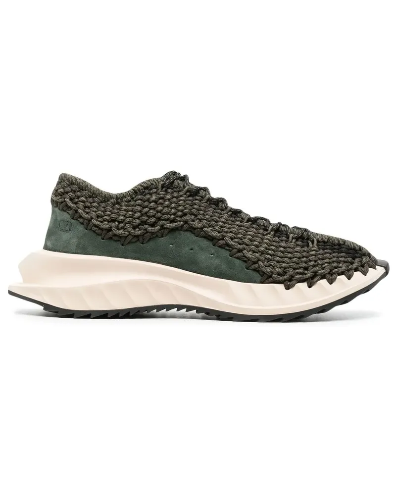 Valentino Garavani Sneakers in Häkeloptik - Grün Grün