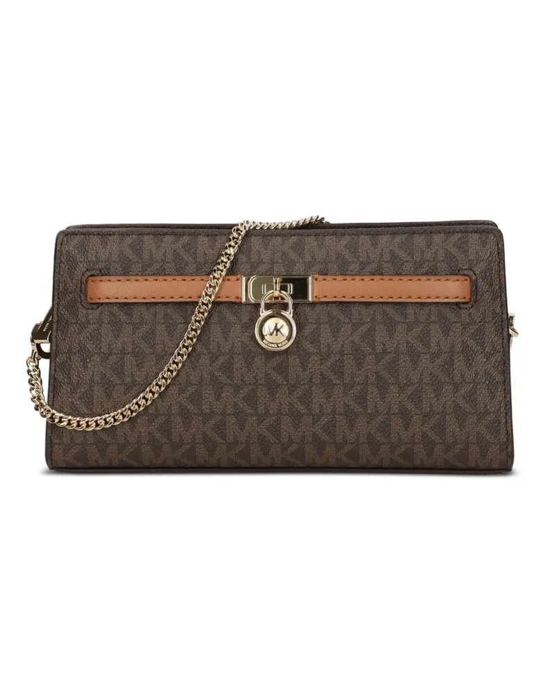 Michael Kors Umhängetasche mit Monogramm-Kettenriemen - Braun Braun