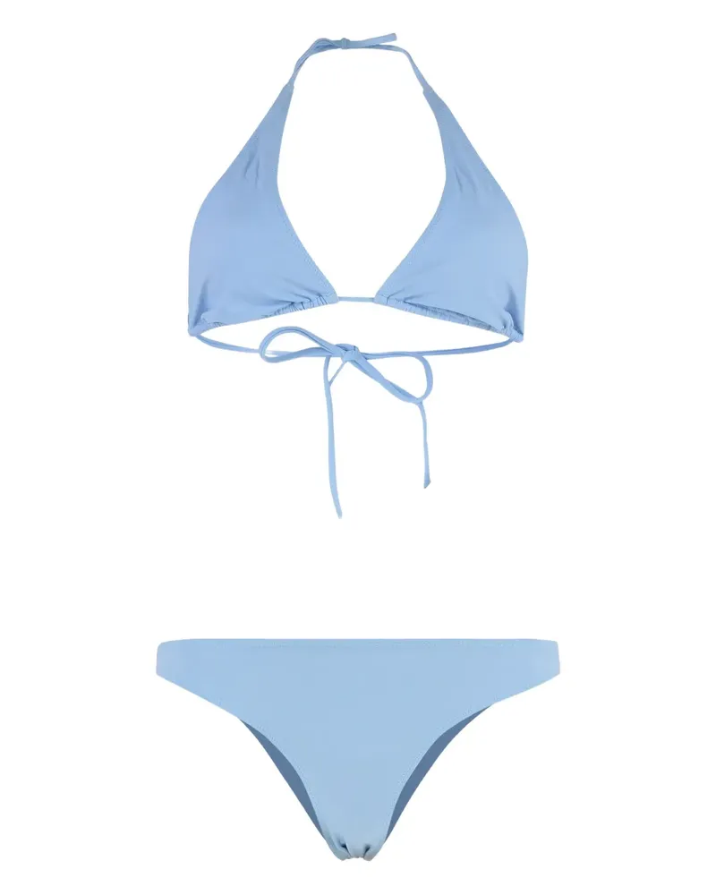 LIDO Cinquantacinque Triangel-Bikini mit Neckholder - Blau Blau