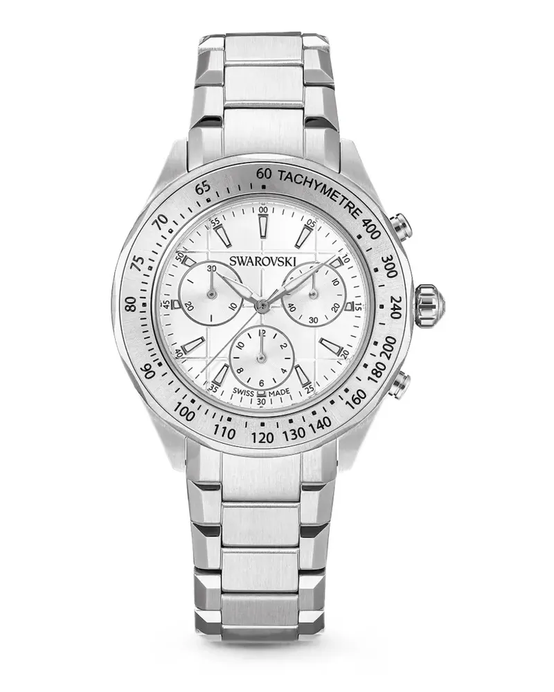 Swarovski Dextera Chronograph Tachymeter 39mm - Weiß Weiß