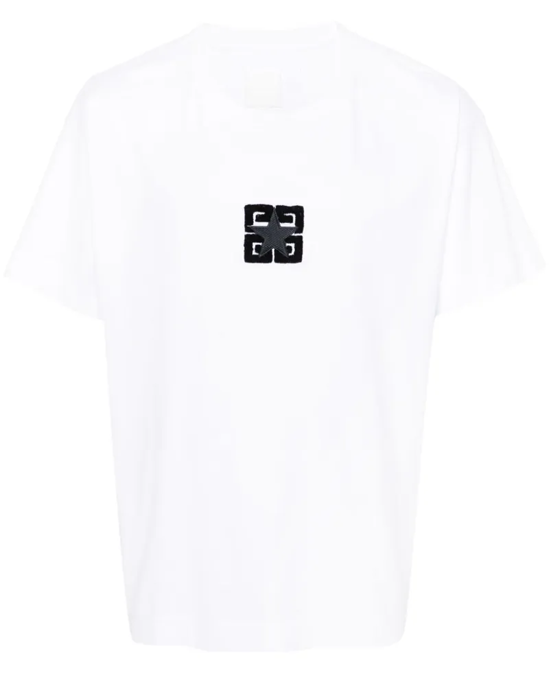 Givenchy T-Shirt mit 4G Stars-Print - Weiß Weiß